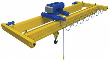 Кран мостовой опорный электрический двухбалочный г/п 5 и 10 т