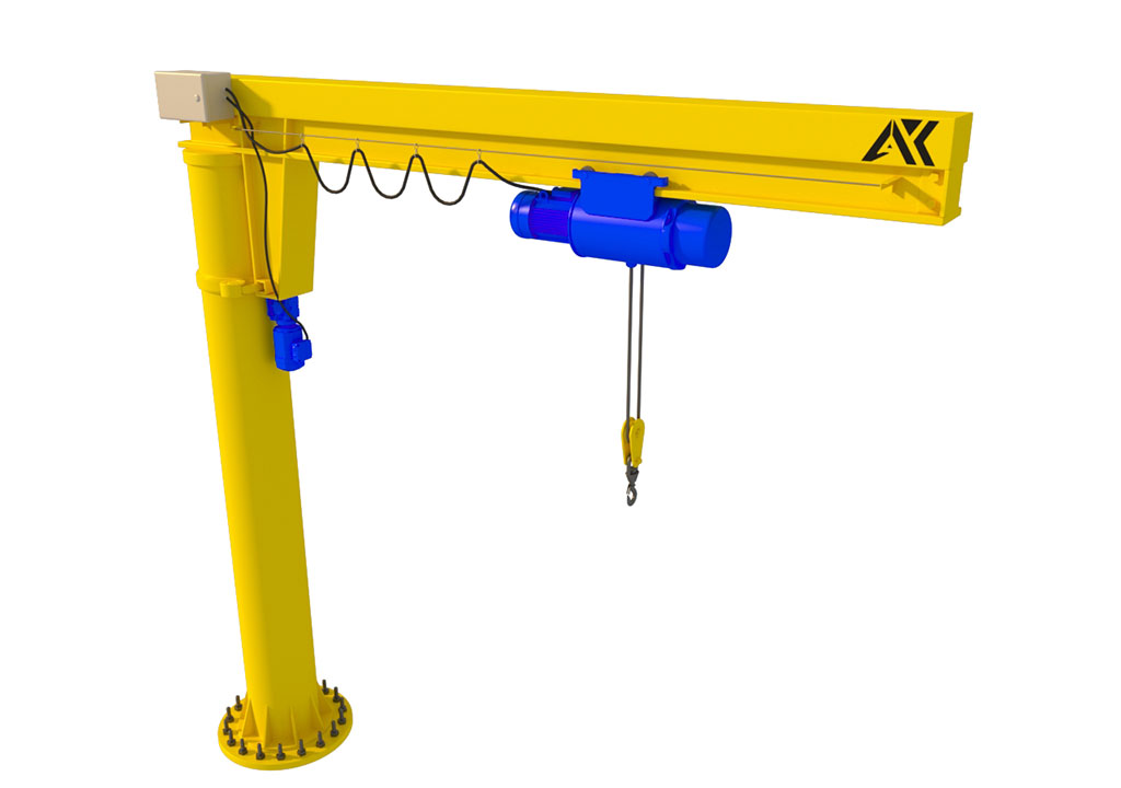 Кран консольный электрический стационарный г/п 10 т